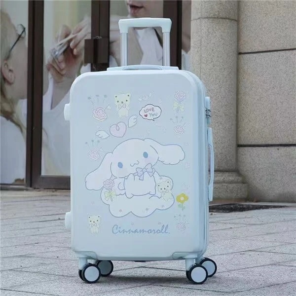 パッケージの中のパッケージ【3日送信】かわいいCinnamorollのスーツケースの漫画insロッドの箱の高い外観の水平な旅行の箱男女学生耐久の暗号箱です