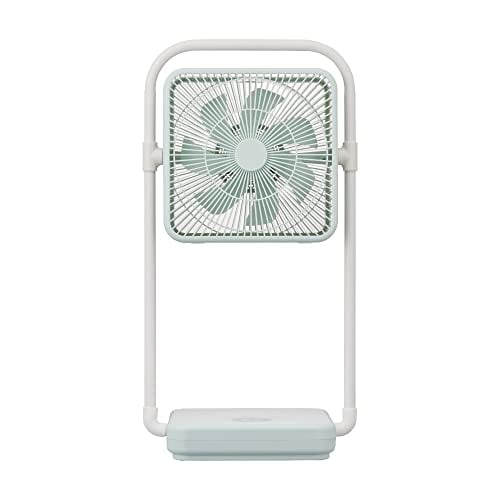 色：ライトグレー ドウシシャ リビング扇風機 折りたたみファン 2電源対応（充電式家庭用電源）コー 11,208円