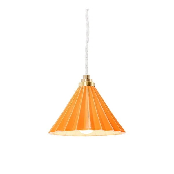 gram8 TC-1512-WH/OR DRIPPER LAMP ペンダントライト コンセントタイプ オレンジ ホワイトコード [LED電球付属] メーカー直送