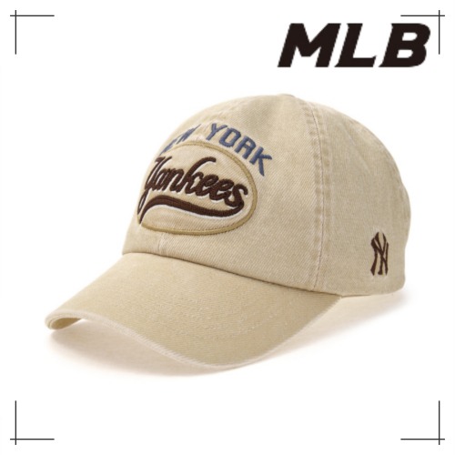 MLB公式正規品 キャップ Varsity Vintage Cultured Stitch Unstruck Ball Cap NY (L.Beige) 7,022円