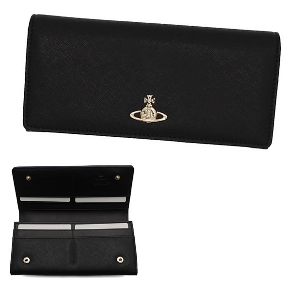 長財布 51040027-L001N-PF-N403 小銭入れ付き WALLET ブラック レディース