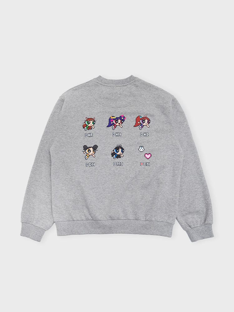 【NEWJEANS】 THE POWERPUFF GIRLS x NJ SWEATSHIRT : GREY