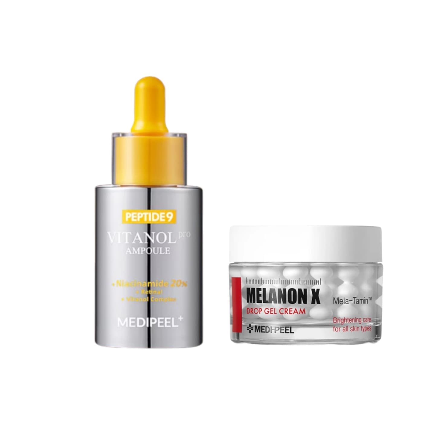 メラノンXゲルクリーム+ペプチド9ビタノールアンプルプロ