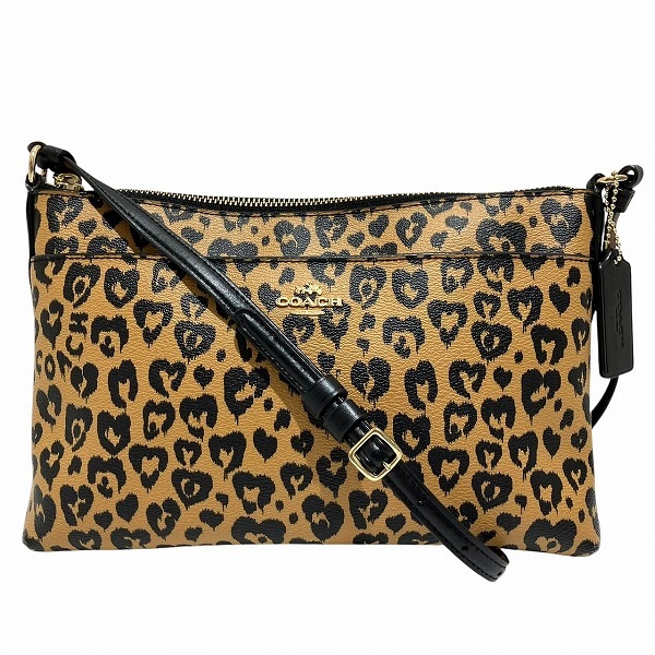 コーチ F23239 レオパード柄 バッグ ショルダーバッグ レディース【中古】