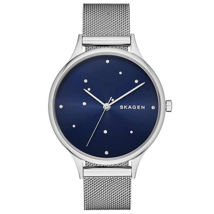 Skagen SKW2391 Anita Blue Crystal Constellation Dial Stainlesssteel Ladies Watch