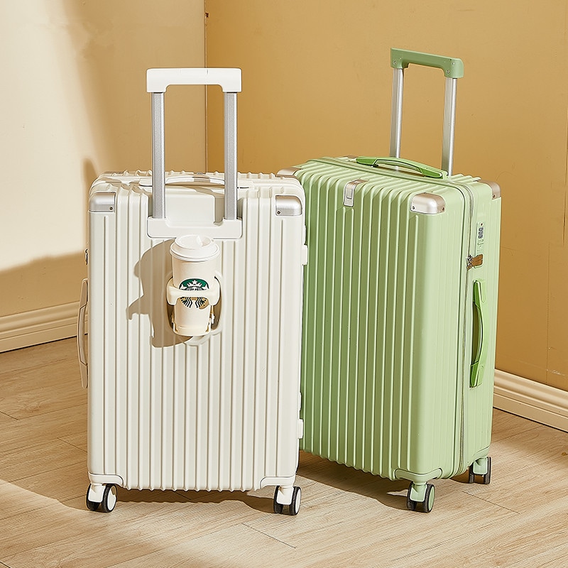 外観の新しい軽量スーツケース20インチ搭乗トロリーケース多機能大容量厚みのあるトラベルケース
