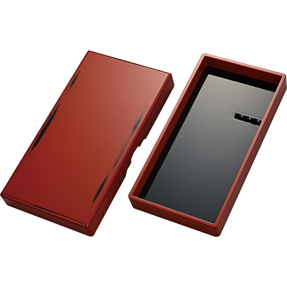 呉竹 硯箱根来 朱x黒 KB414-90