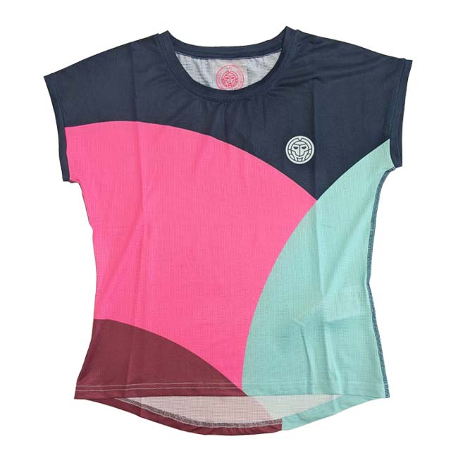 BIDI BADU(ビディバドゥ) 2025 FW ジュニア(ガールズ) Bubble バブル キャップスリーブ ゲームシャツ G1620037-DBLPKAQ