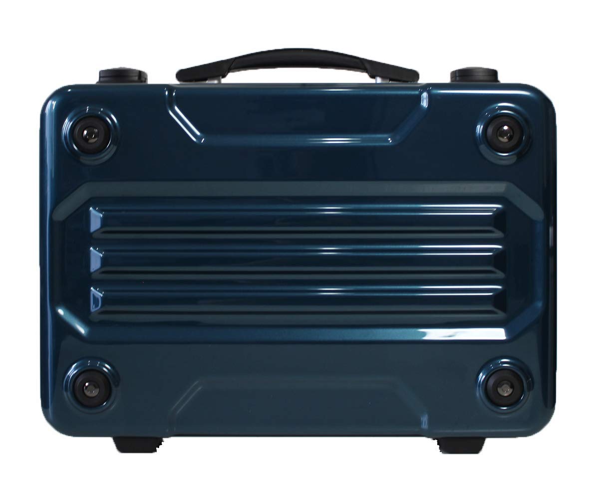 [ジ―ブロンコ]G-BRONCO アタッシュケース ブリーフケース ビジネスバッグ 工具入れ ４５ｃｍ B4サイズ ポリカーボネート 軽量 PCケース PC収納 TSAロック ショルダーベルト付(ブル