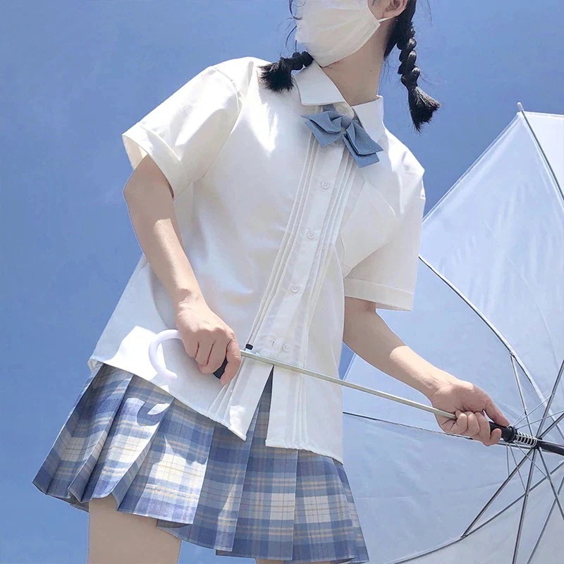 新作 2枚セット学生服 スクールシャツ 女子 長袖 ブラウス 透け防止制服ワイシャツ卒業式入学式 A548