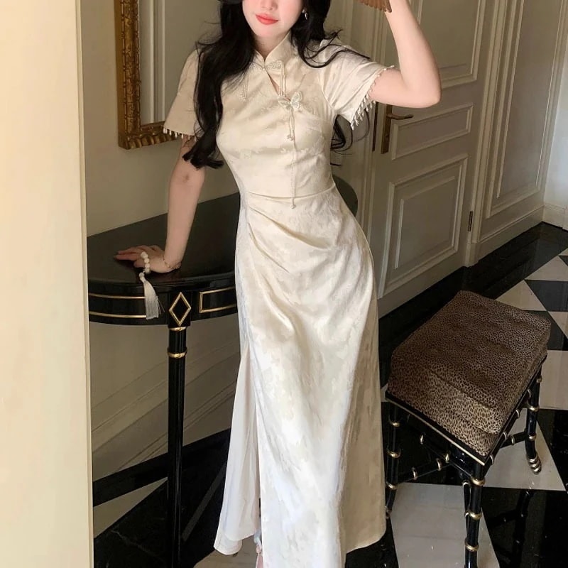 キャバ 演奏会 二次会 成人式 同窓会 卒業式 ドレス 夏 結婚式 新入荷 パーティー 大人 通勤 披露宴 チャイナドレスショートワンピース ダブルブレスト フォーマル タイト 2025