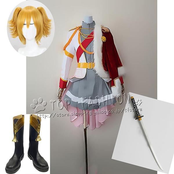 少女歌劇 レヴュースタァライト 風 大場 なな コスプレ衣装 アニメ cosplay パーティー イベント 舞台服 ハロウィン仮装 変装（ウィッグ靴 道具 追加 ）