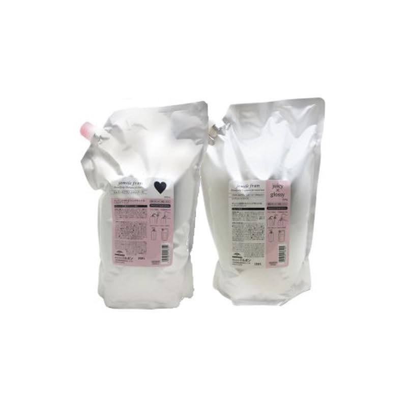 ミルボン ジェミールフラン シャンプー ハート H 2500ml + トリートメント ジューシーグロッシー 2500g 詰替・業務用セット