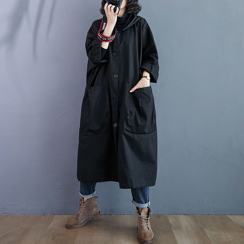 アウター ジャンパー パーカー 長袖 前開き ボタン ポケット ロング丈 可愛い かわいい 大人可愛い きれいめ シンプル 上品 おしゃれ かっこいい カジュアル こなれ感 個性的 主役級 ラフ