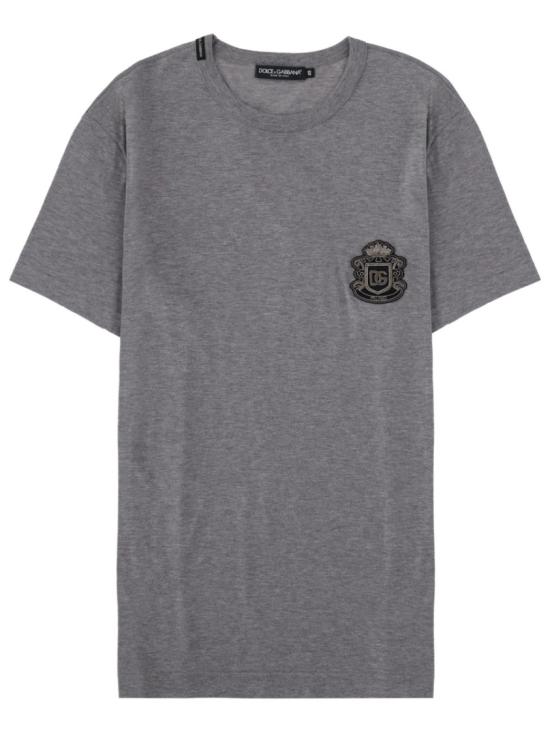 DOLCE & GABBANA Men T-Shirts G8PT1Z G7PZUS8291 Grey