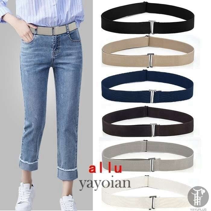 【20点セット】メガ割ベルト レディース ゴムベルト ストレッチ 無地 フリーサイズ 簡単 着脱 カジュアル シンプル B265