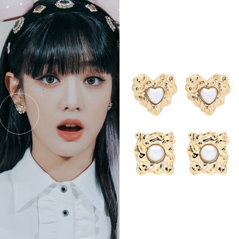 [女の子たちの着用]lovely dreamの耳飾り/韓国ファッション芸能人着用デイリーアクセサリー韓国アクセサリートレンドアイテム韓国デイリーファッションセレブ着用