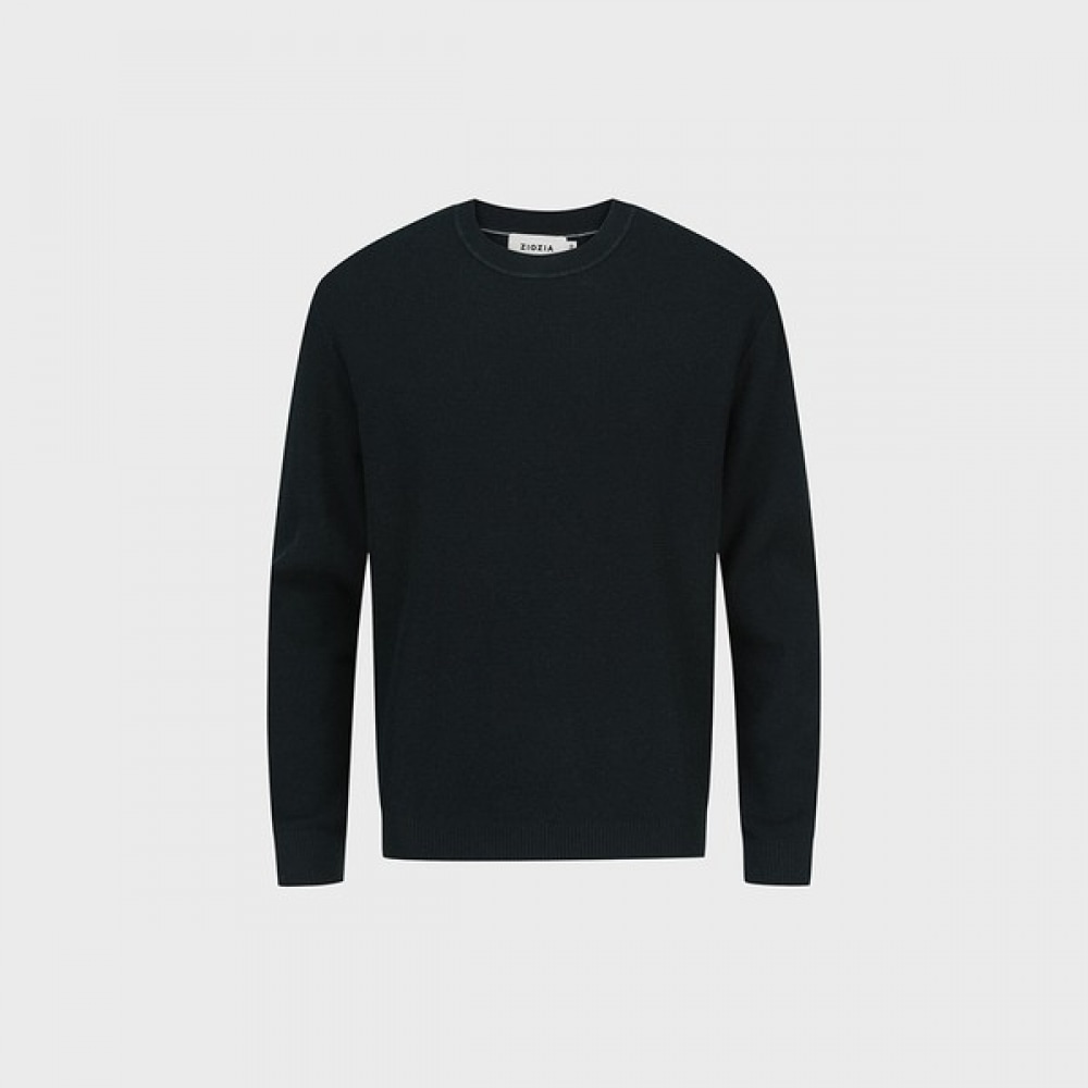 (ジョージア) メンズウェーブパターンコットンキャッシュニット_abe1er1102