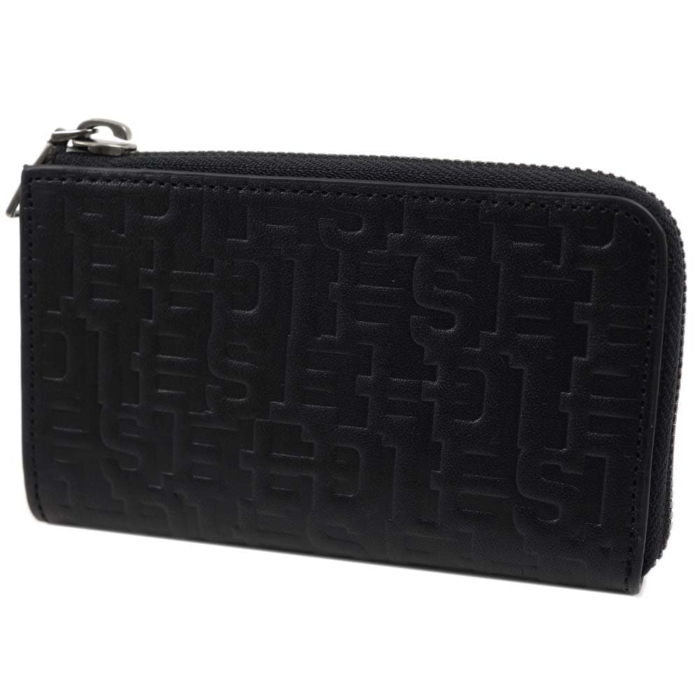 ディーゼル キーケース コインケース ミニ財布 小銭入れ L字ファスナー ブラック DIESEL X09339-P0556-T8004