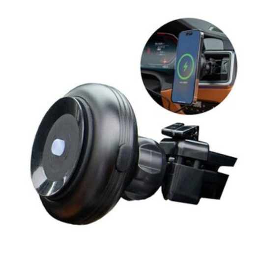【倉庫直送】　Deff 電動吸盤式充電ホルダー Airput 車載用 Qi取得 ワイヤレス充電対応スマートフォン用