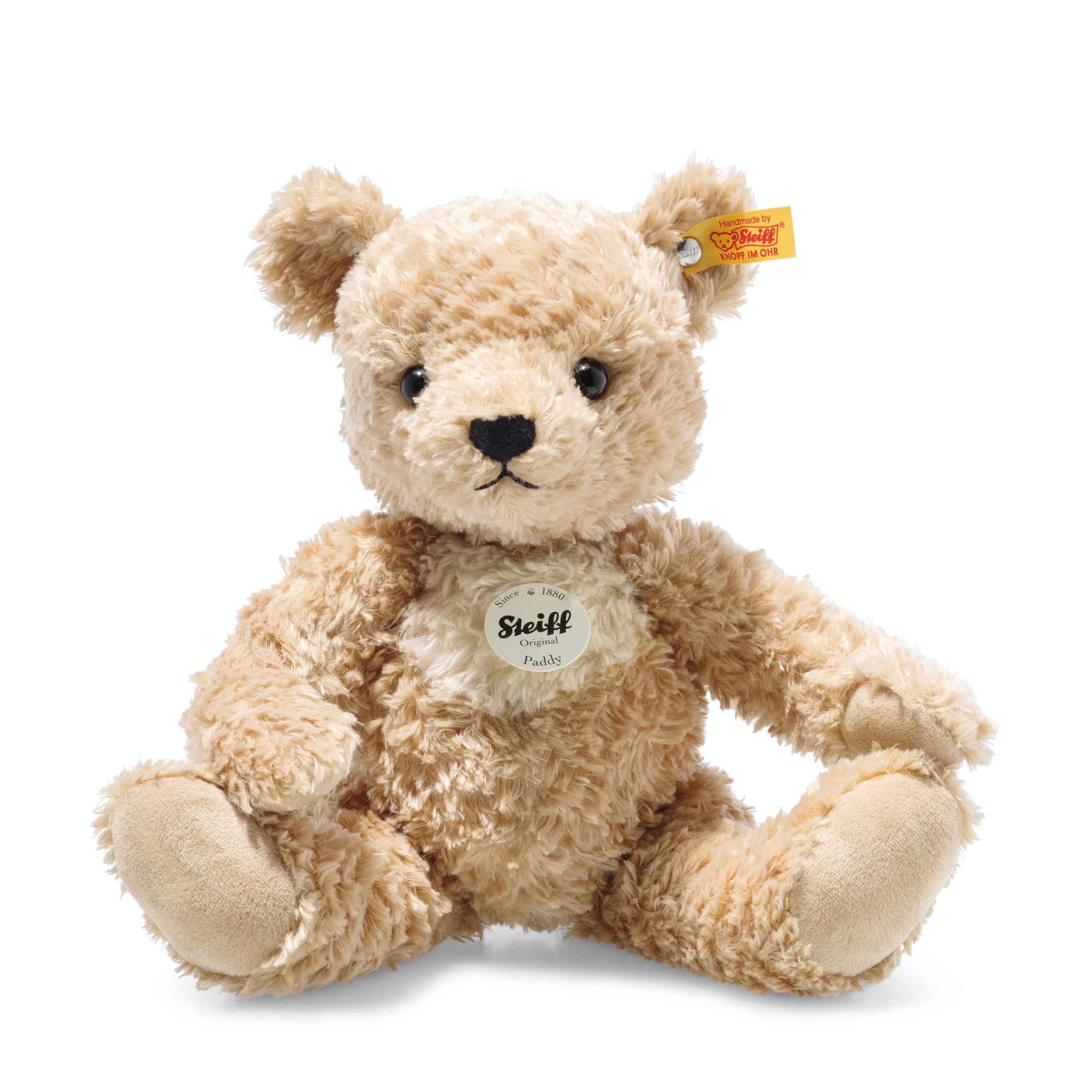 シュタイフ‐Steiff 014253 テディベア パディ Teddybear Paddy, Plush, 30 cm, goldbrown【日本正規販売品】