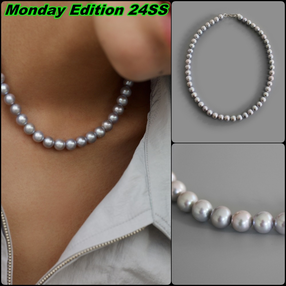 【Monday Edition】24SS THE GREY PEARL NECKLACE