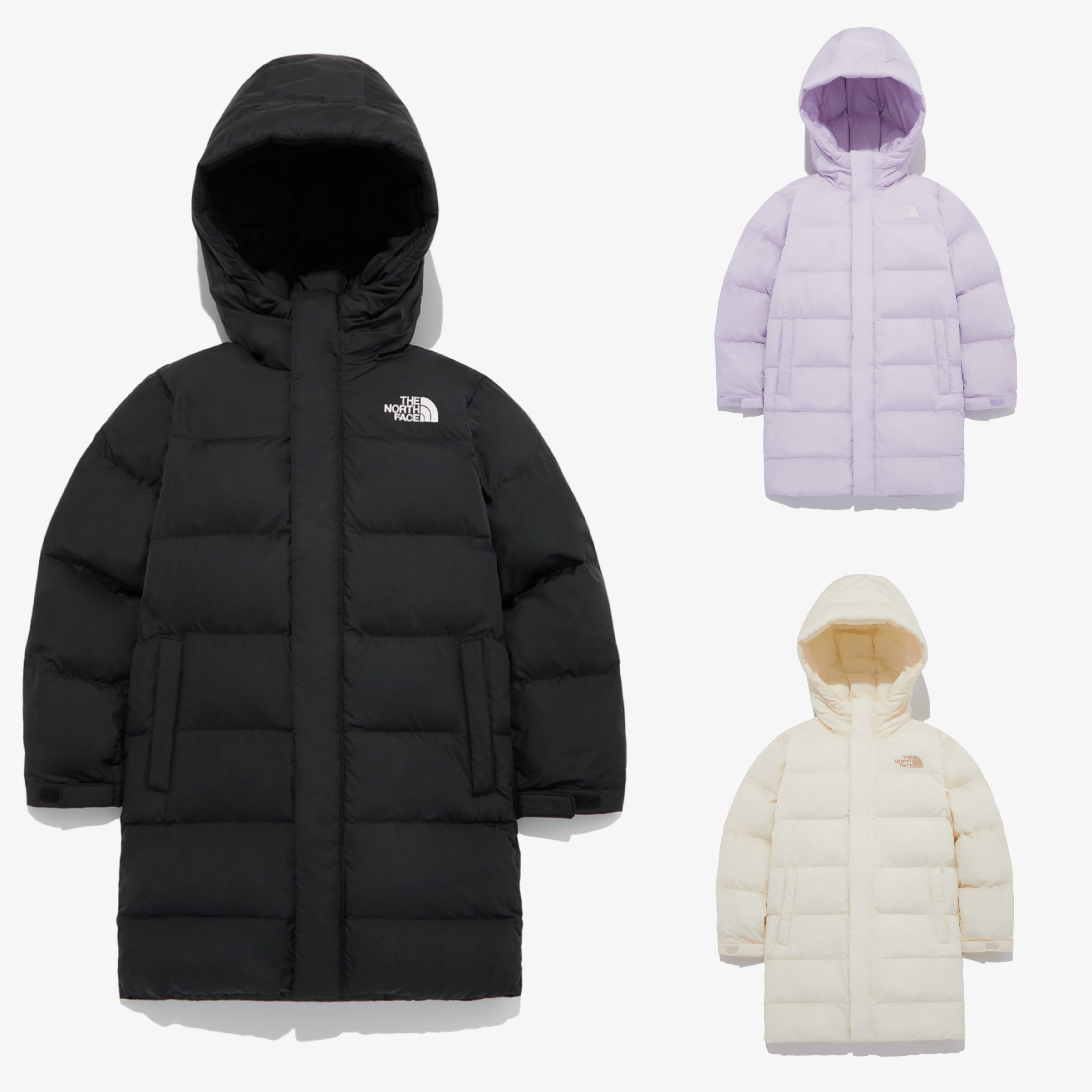NJ3NQ50S正規品保証 関税負担なし韓国最新人気 キッズ ロングアウター NEW PUFFY COAT