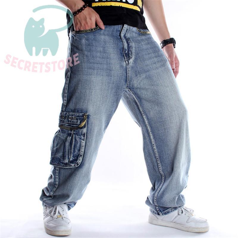 極太 ワイドパンツ バギーパンツ メンズ デニム ジーンズ ルーズフィット ゆったり B系 ストリート ヒップホップ HIPHOP スケートボード