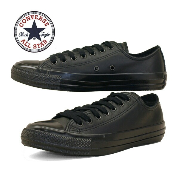 LEATHER ALL STAR US OX オールスター 1SC736 黒 限定 モノクロ 本革