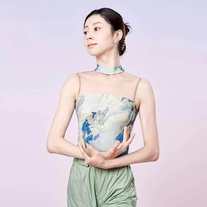 バレエ レオタード 大人 チュール ハイネック 背中 エレガント 大人バレエ スカートなし ホルターネック レオタード レッスン着 練習 大人 ジュニア バレエ用品30%までに制限