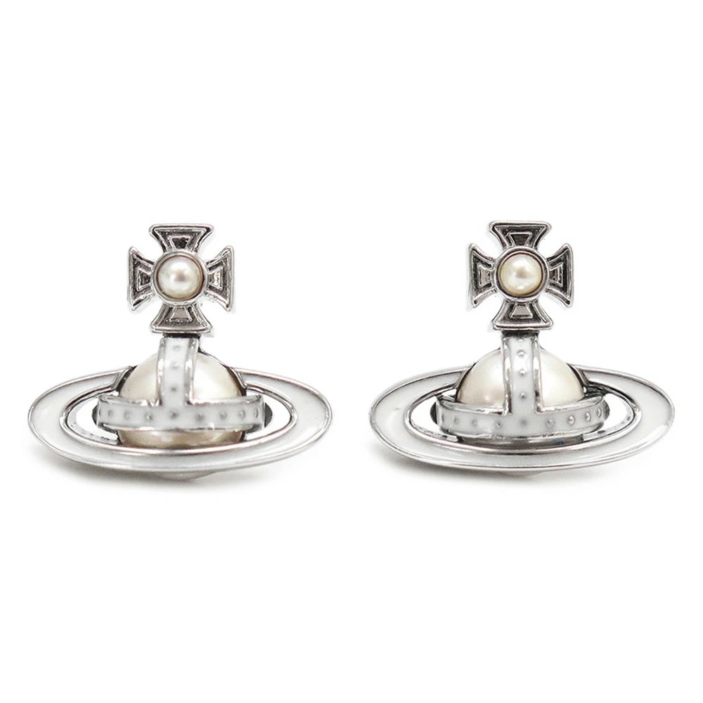 ピアス レディース SIMONETTA BAS RELIFE 6201035Z 02 P113 スタッドピアス アクセサリー ORB シルバー クリームローズ