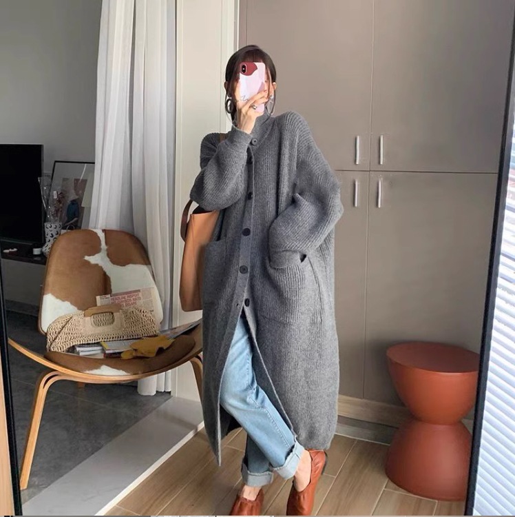 ハイネック ロング ニット コート レディース かわいい 大人可愛い きれいめ シンプル カジュアル 上品 おしゃれ かっこいい ラフ メンズライク 都会的 デート お出かけ パーティー イベント