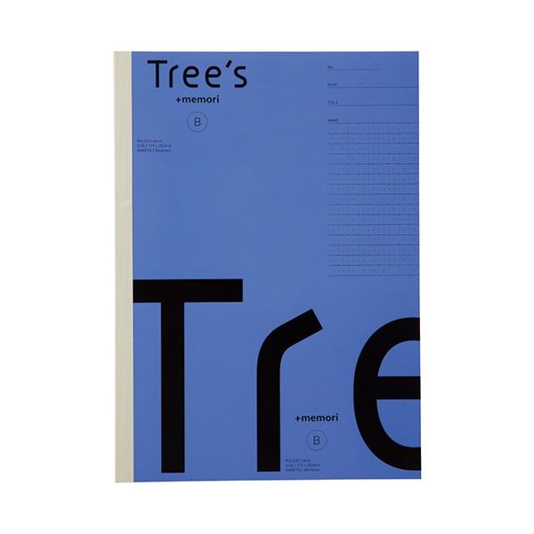 (まとめ) キョクトウ Tree s B5 Pメモリ B罫30枚 バイオレット (×50セット)