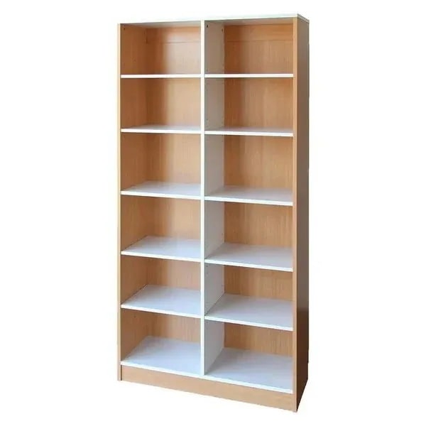 ラック 棚 ナチュラルモダン おしゃれ 本棚 木製 ブックラック スリム 可動棚 シェルフ ツートン ホワイト