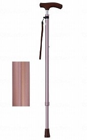 ウェルファン 夢ライフステッキ スリムネック伸縮スリムタイプ（無地） ロイヤルブラウン ギフトボックス仕様 009731 4,769円