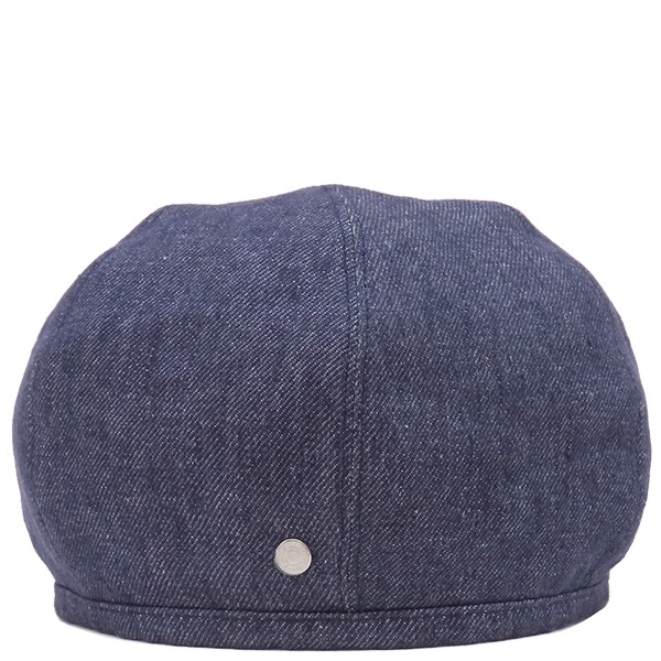 エルメス HERMES ベレー帽 ガブリエル 麻 インディゴ ＃57 シルバー金具 新品 未使用 青 紺 帽子 【保存袋】【中古】