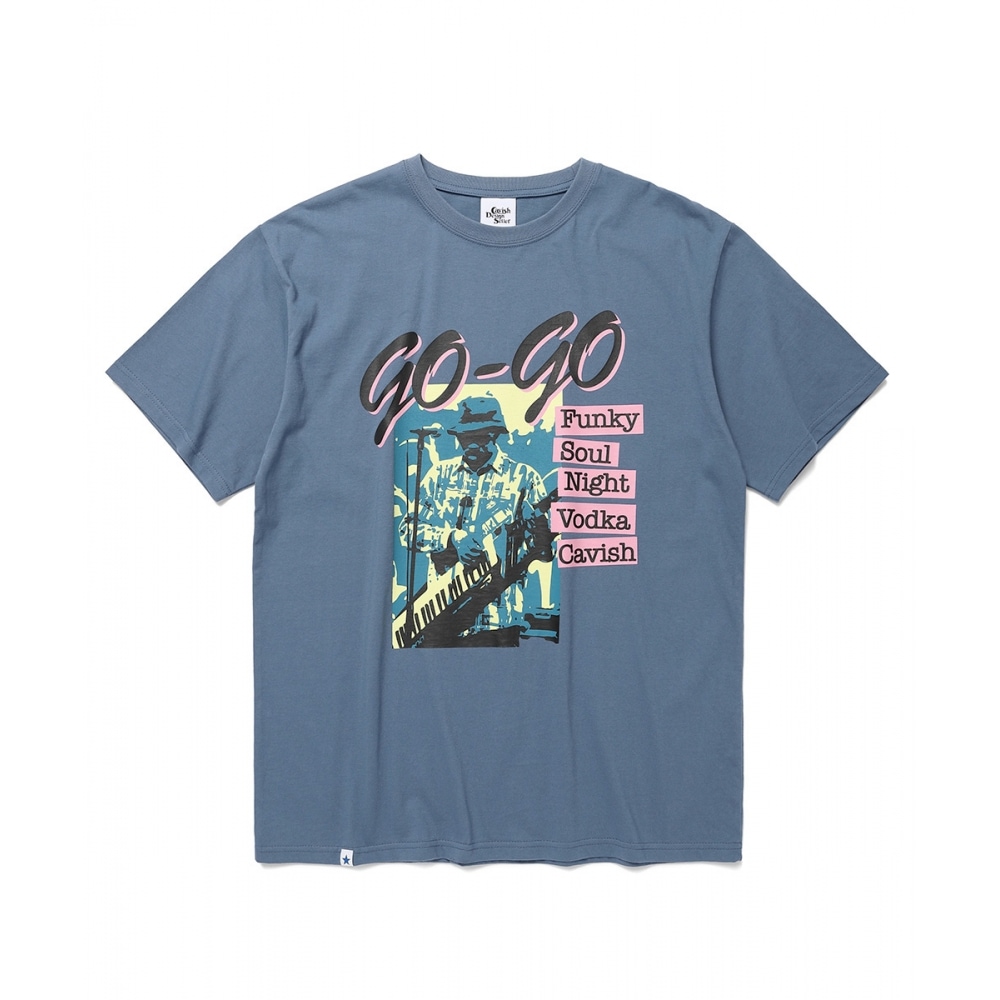 キャビッシュ ゴーゴー SS TEE ブルー(CV2DMUT511A)