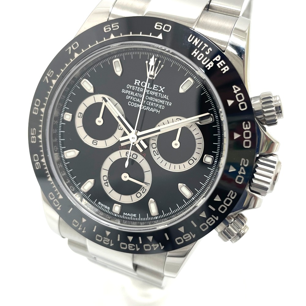 腕時計 116500LN コスモグラフ デイトナ 自動巻き SS シルバー/ブラック