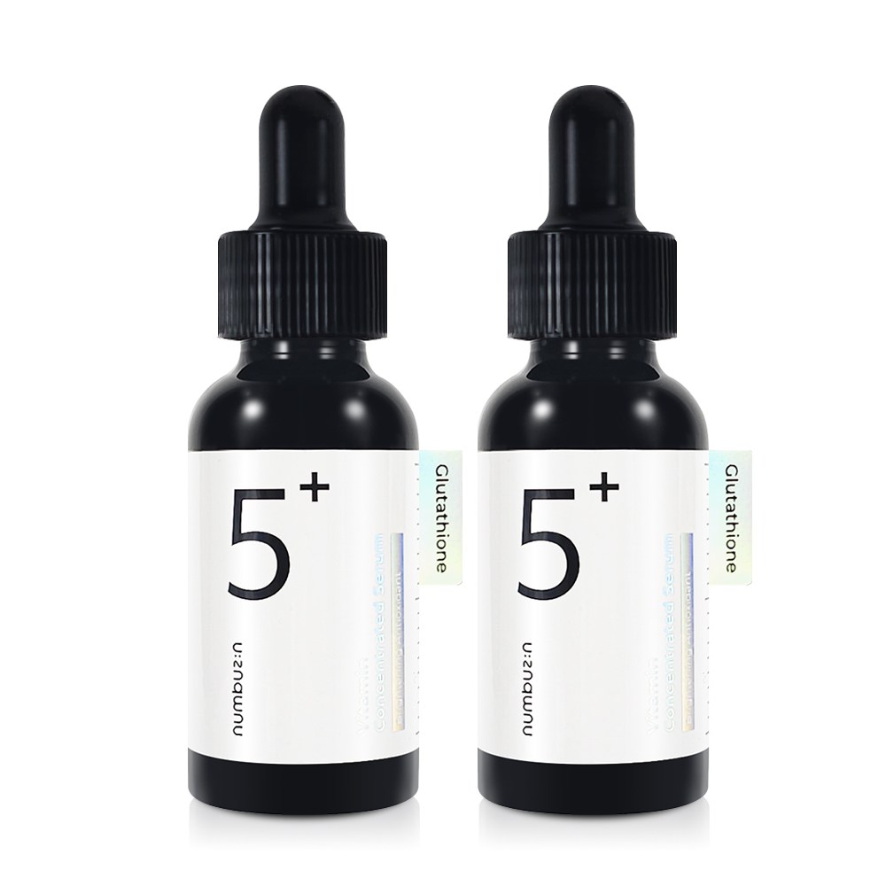 ナンバーズイン5番グルタチオンCトレイルアンプルショット30ml2個