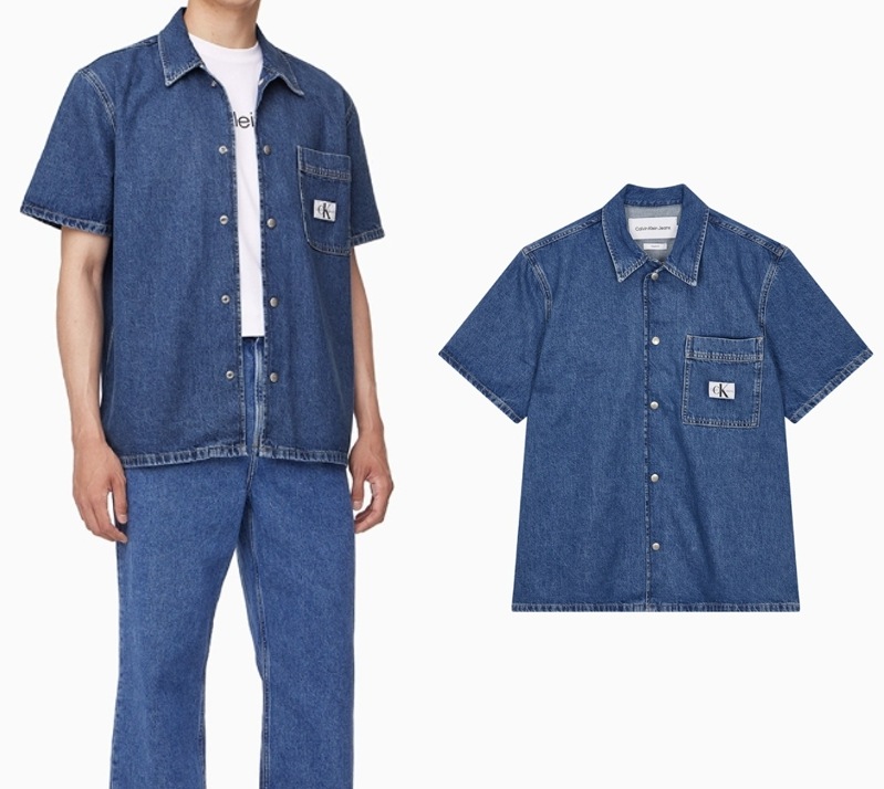 Denim Camp Short-Sleeved Shirt (J325748)