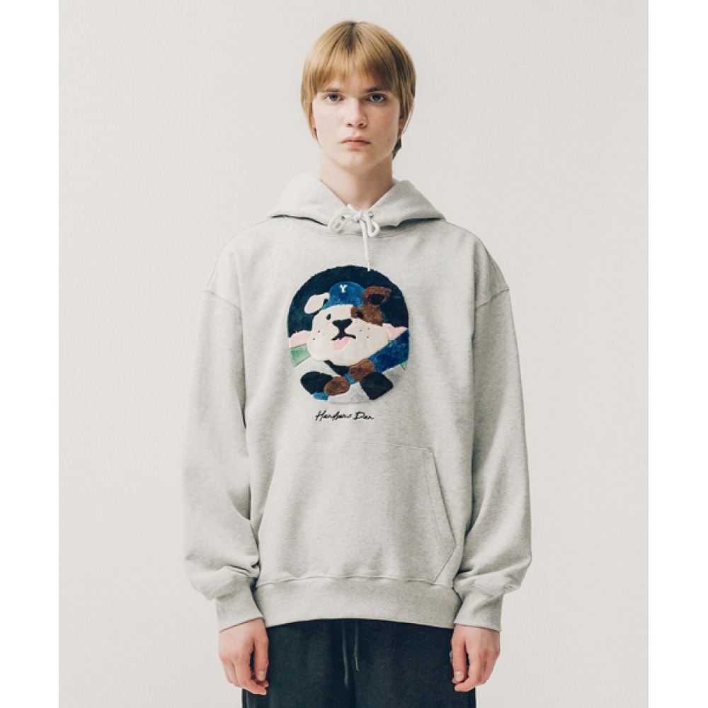 YALE ダンライクベースボールパーカー_グレー