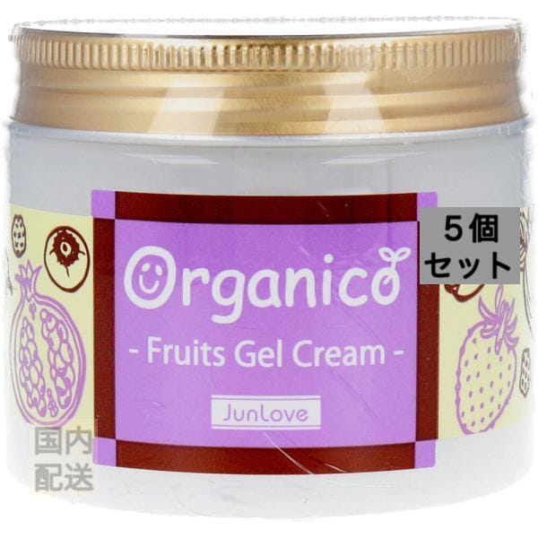 ジュンラブ オーガニコ フルーツジェルクリーム 150g x10個セット