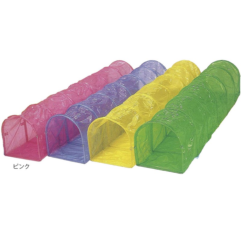 (代引き・個人宅・北海道・沖縄への配送不可)三和体育 運動会用トンネルアーチカタピンクベッ 学校機器 器具 (s7241)