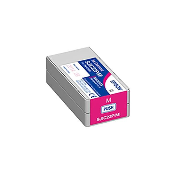 (業務用5セット) (純正品) EPSON エプソン インクカートリッジ (SJIC22PM マゼンタ)