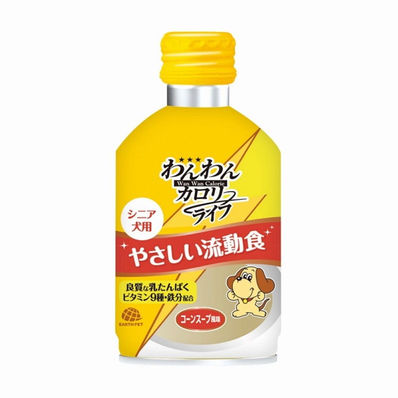 （まとめ買い）アースペット わんわんカロリー ライフ シニア犬用 275ml 犬用フード [x12]