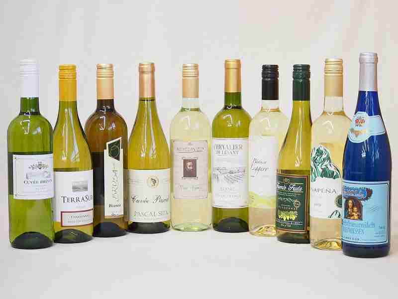 ワインセット 白ワイン 特選高品質ワイン10本福袋（白10本） 750ml10本 8,184円