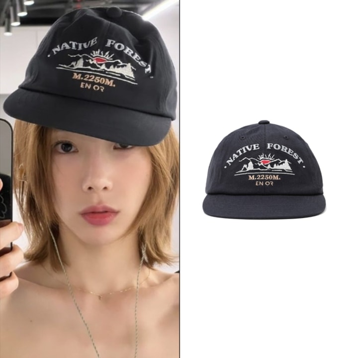 [テヨン着用]EN OR NATIVE FOREST ENOR BALL CAP NAVY
