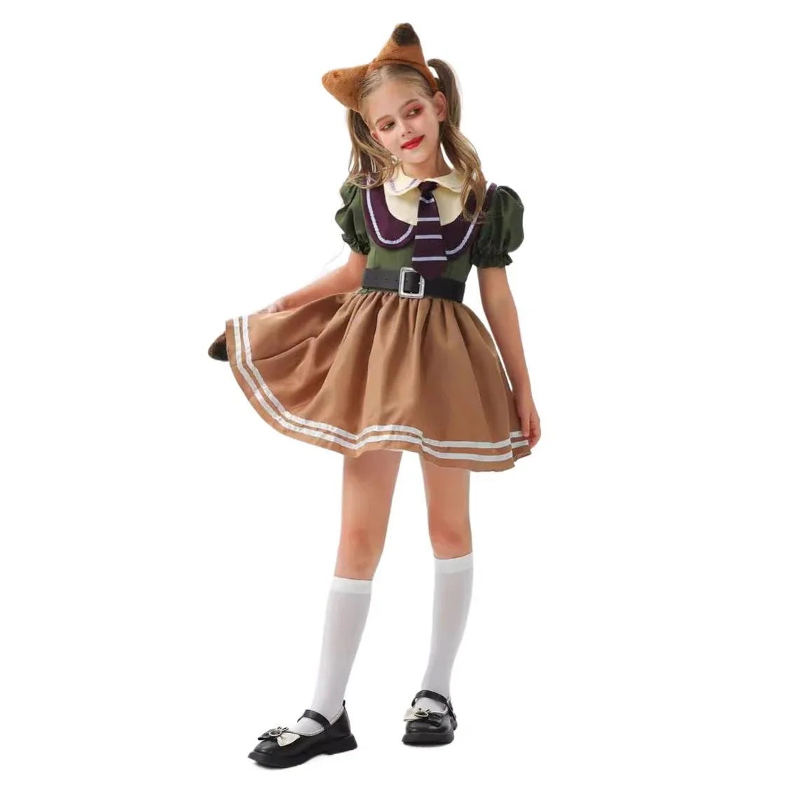 2024 ハロウィン 子供コスチューム ズートピア 女の子 親子コスチューム ジュディラビット 警察官コス ドレス