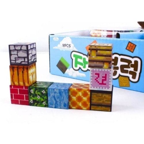9Pマグネットブロック積み×20個面白い遊びおもちゃグループ誕生日こどもの日クリスマスプレゼント 8,831円