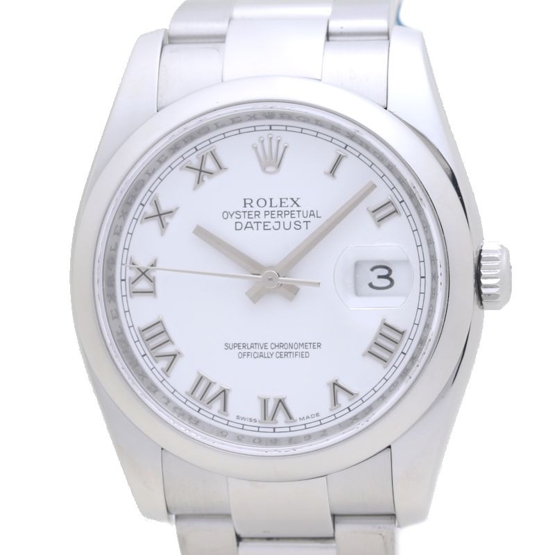 デイトジャスト 116200【磨き済】ステンレススチール メンズ /39488【中古】【腕時計】